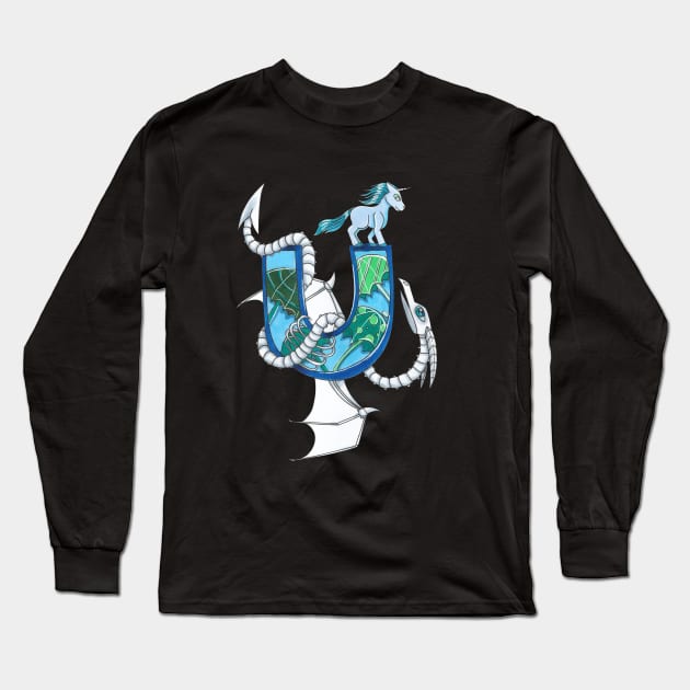 Undead dragon Long Sleeve T-Shirt by BeksSketches